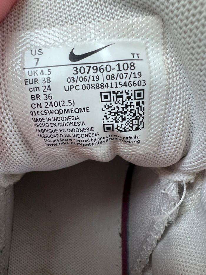 Nike Air Max 95 Triple White – Pointure 38 Réimperméabilisées - photo numéro 7