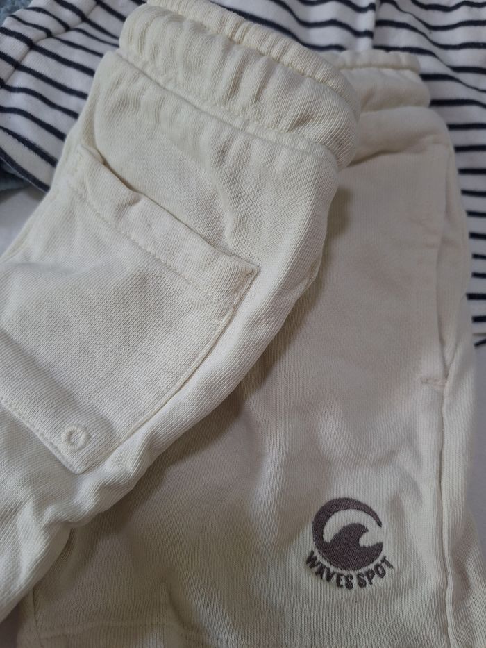 Lot de 4 shorts + 1 salopette-short, 18 mois - photo numéro 2