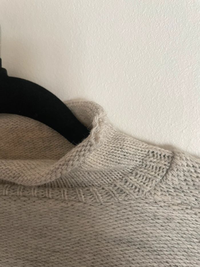 Pull rayé vintage laine made in France - photo numéro 3