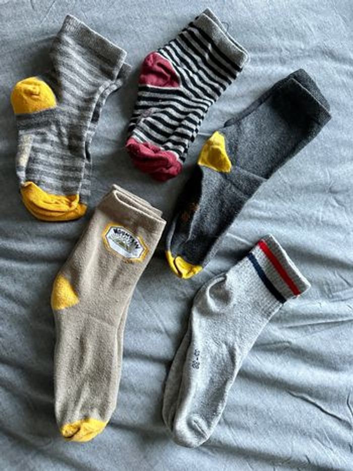 Lot de 5 chaussettes T.35-38 - photo numéro 2