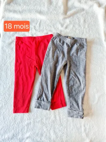 Lot leggings 18 mois
