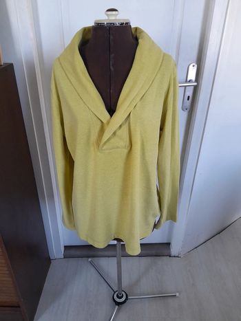 Sweat col chale Merona taille Xl un peu vert anis