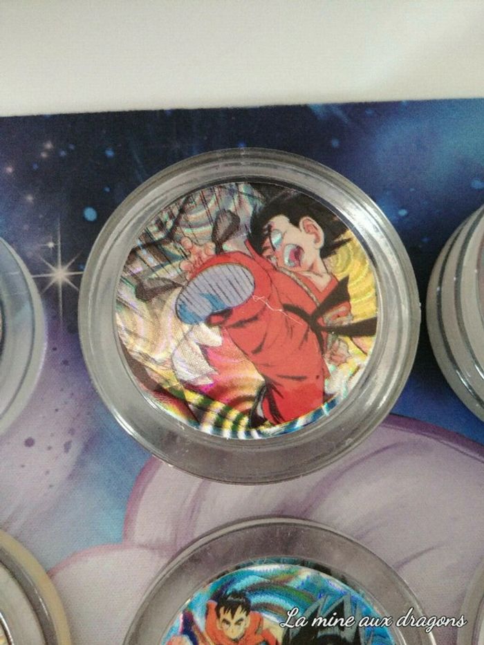 Gros Kini Pogs Goku Oozaru Dragon Ball Z caps tazo menko cards carte slammer