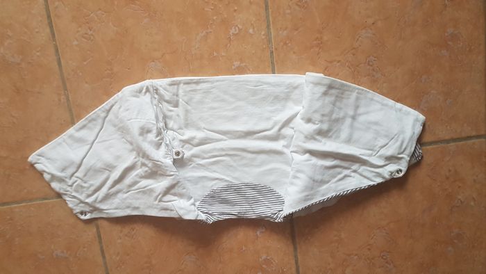 Manteau mi-saison bébé mixte 6 mois Blanc Okaïdi - photo numéro 3