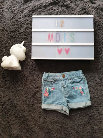 Short jeans 12 mois