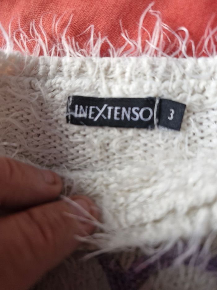 Très beau pull à poils cœur paillettes - photo numéro 3