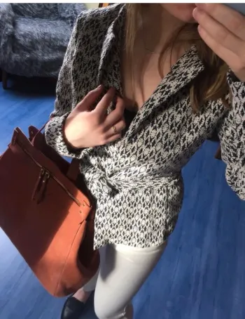 Veste jacquard promod