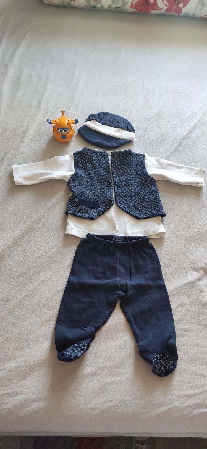 Ensemble bébé garçon 3 mois , 3 pièces