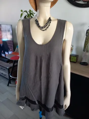Débardeur tunique femme T. M/L
