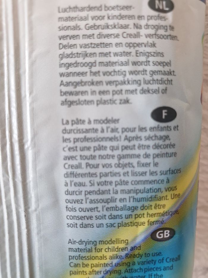 Pâte à modeler durcissante a l'air - photo numéro 3