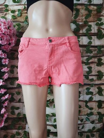 🌸Minishort Jeans rose Jennyfer Taille 38🌸