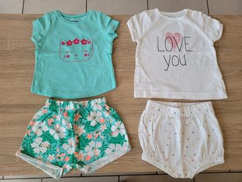 Ensembles fille en 6 mois