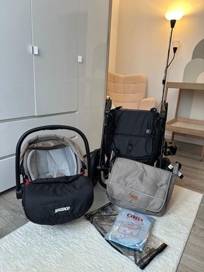 Poussette 3 en 1 + cosy + accessoires - photo numéro 6