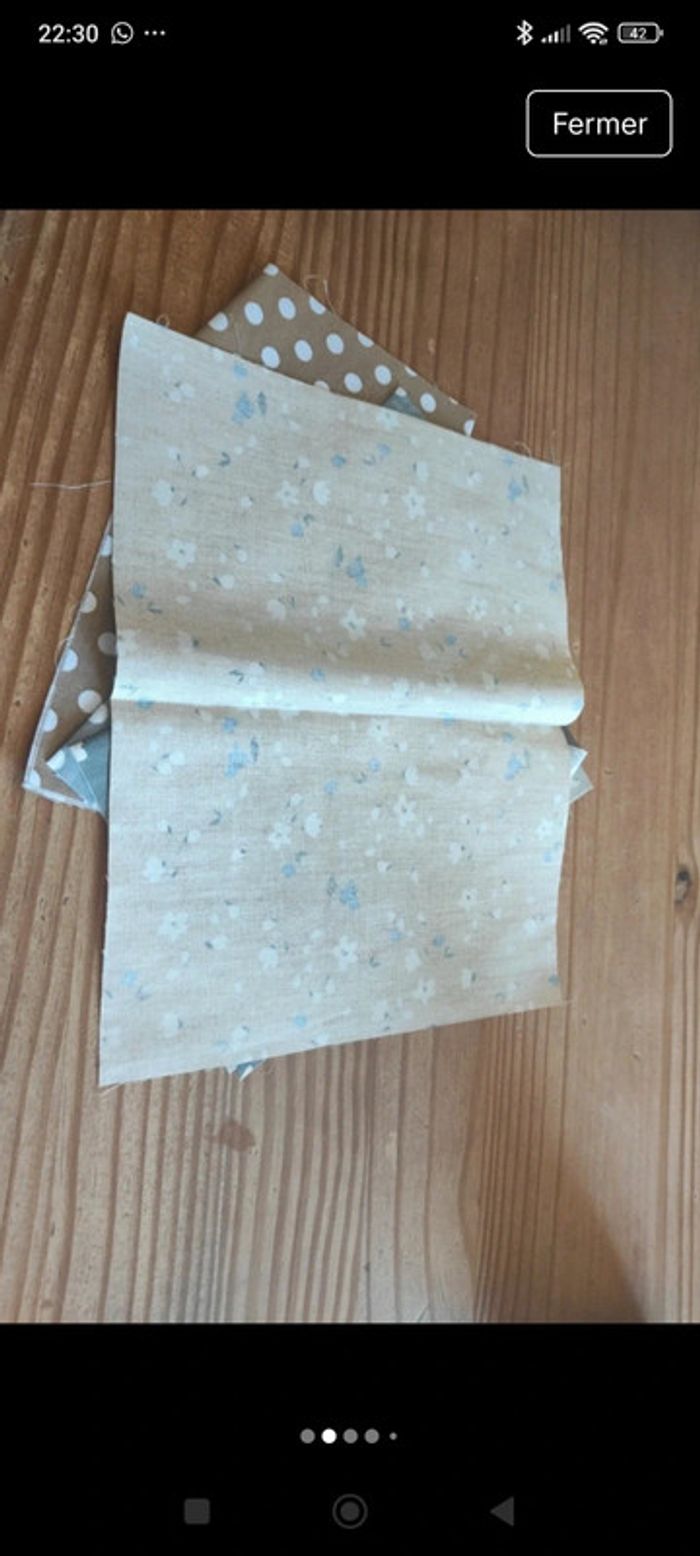 Lot tissu loisirs créatifs - photo numéro 4