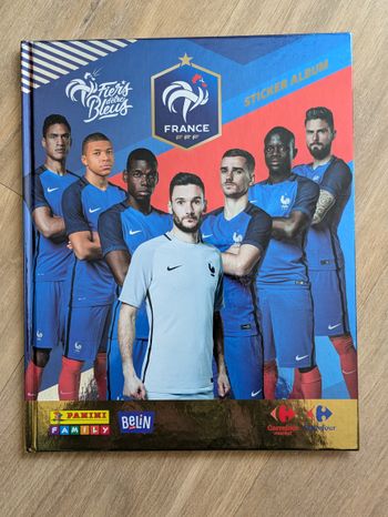 Album Spécial Panini Carrefour 2018 Fiers d'être Bleus