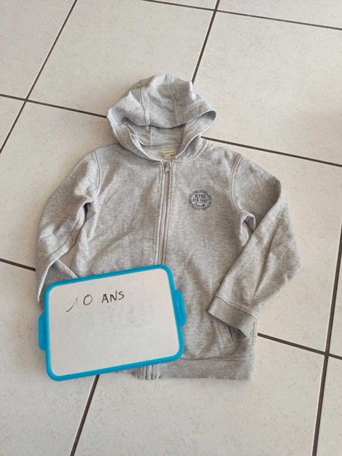 Sweat zippé à capuche - photo numéro 2