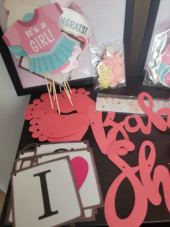Accessoires pour baby shower fille - photo numéro 2