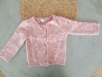 Gilet Pat et Ripaton rose 24 mois