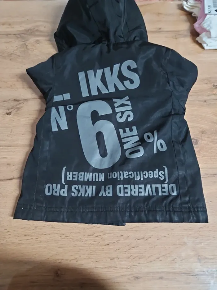 Blouson noir garçon 4 ans ikks - photo numéro 7