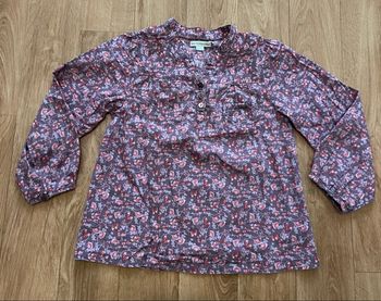 Blouse mauve fille 6 ans