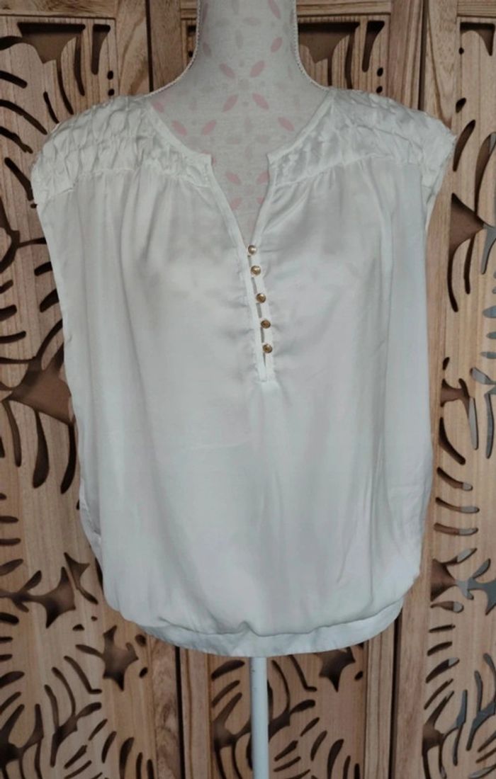 Blouse satin Taille XL Mango Basic - photo numéro 3