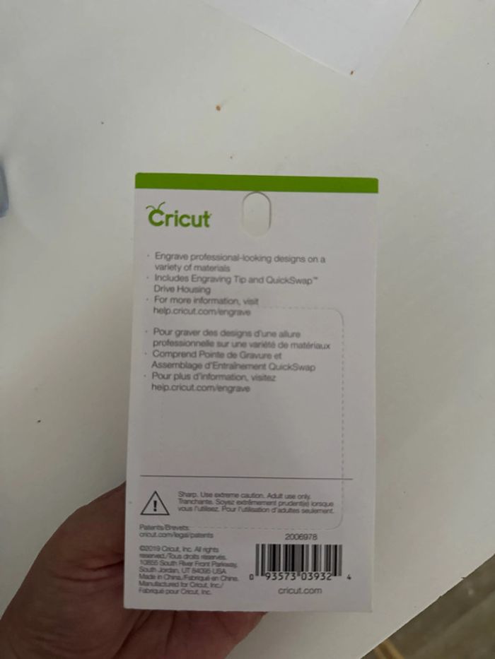 Pointe gravure et quickswap cricut neuve - photo numéro 2