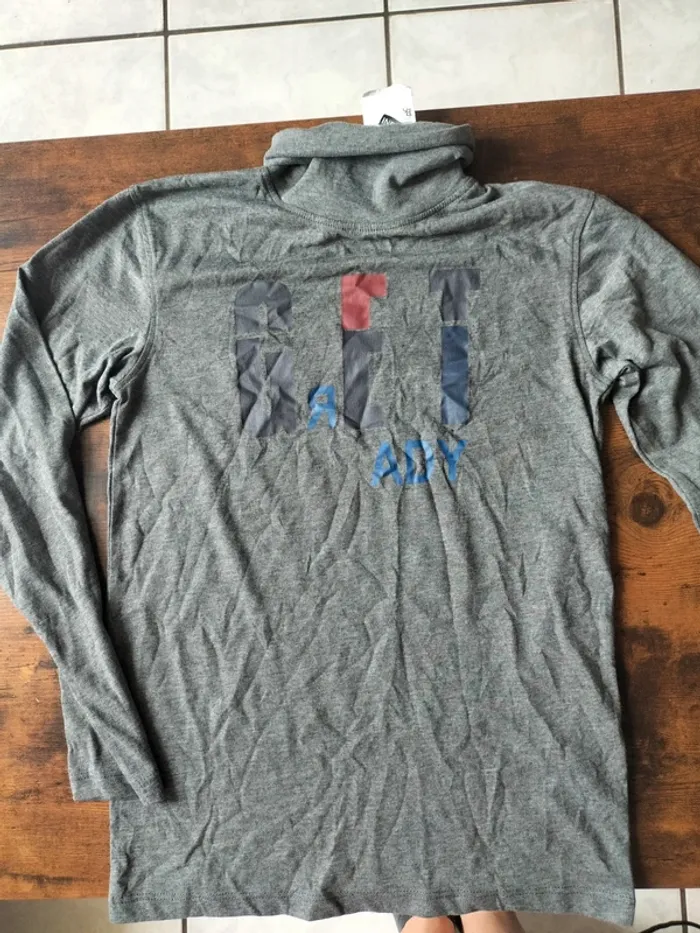 Tshirt gris col