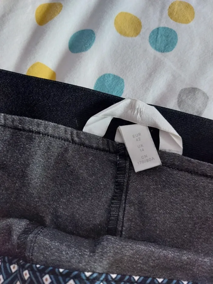 Pantalon style legging imprimé losanges - photo numéro 8