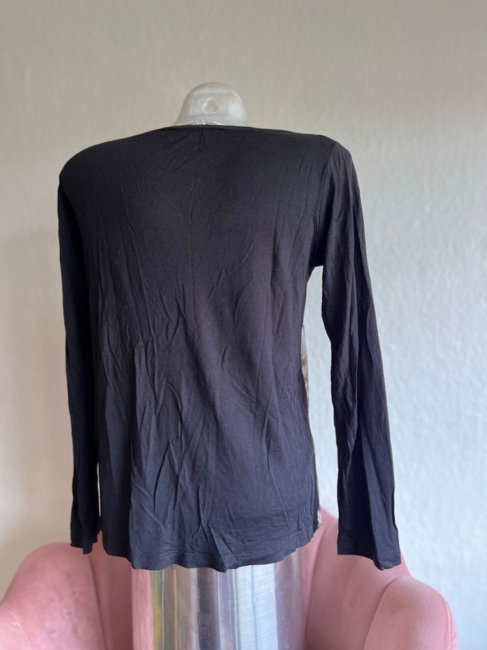 T-shirt French Collection imprimé forêt et animaux – Taille S (36) 🦉 - photo numéro 7