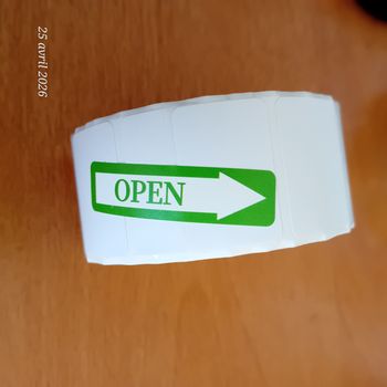 Faby27800 Etiquettes adhésives en rouleau x 1000 