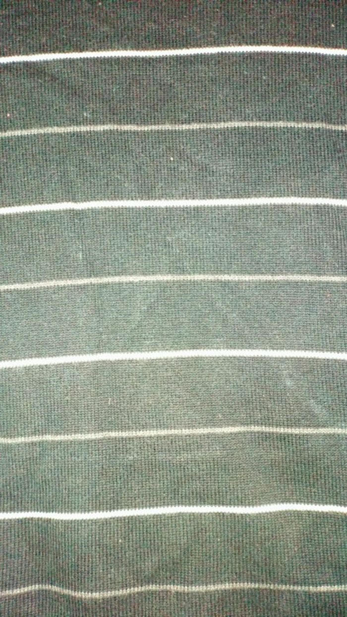 Pull noir rayé gris et blanc - photo numéro 2