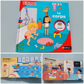 Livre animé à tirettes, roues, flaps 👅 Le Corps 🫁