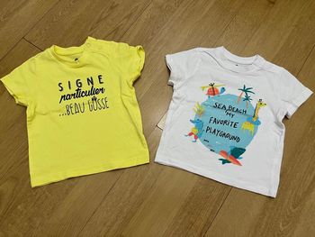 Lot de 2 t-shirts