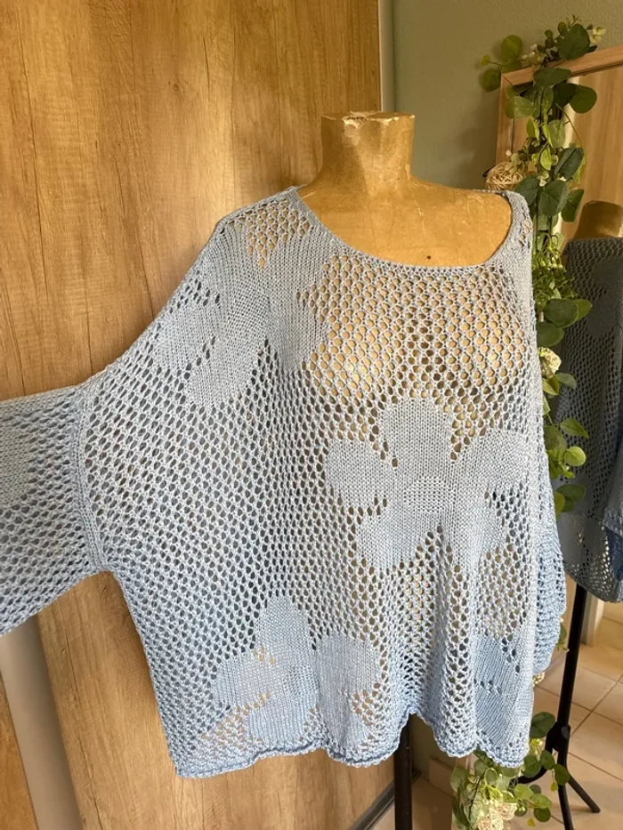 Joli pull maille oversize femme - photo numéro 2