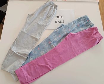 Lot 3 bas pyjamas 8 ans