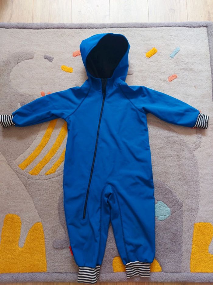 Combinaison softshell IELM bleu marinière 98cm - photo numéro 2
