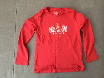 T-shirt fin manches longues