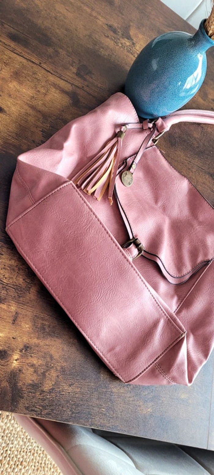 Joli sac à main vieux rose K'Rlot - photo numéro 3