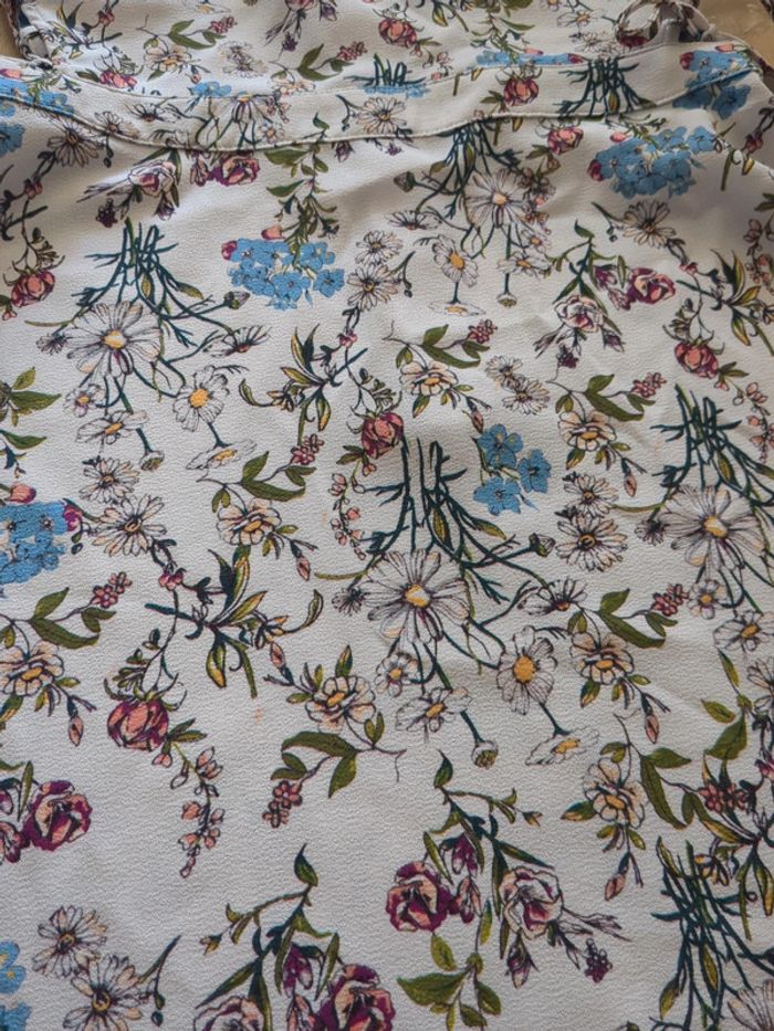 Robe été fleurie ouverture côté - photo numéro 2