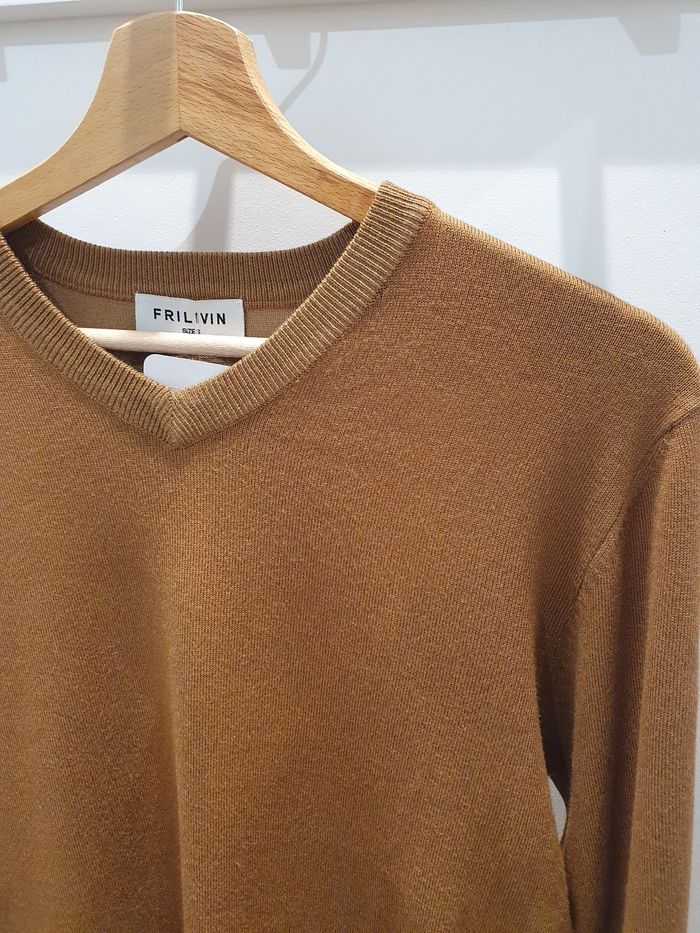 Pull fin Ankara camel Taille S (taille petit) - photo numéro 2