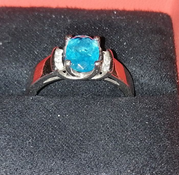 Vends bague argent femme T57 - photo numéro 3