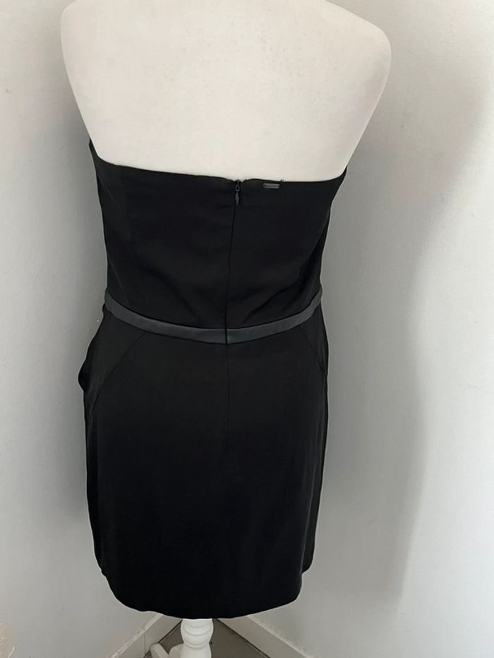 Robe bustier noire satinée Ikks L - photo numéro 5