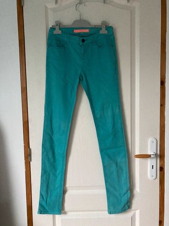 Jean skinny bleu cache cache