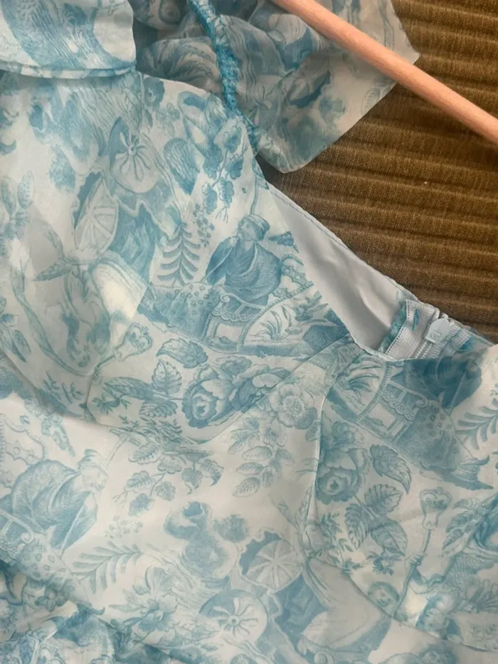 Maxi robe longue bleu AliExpress - photo numéro 3
