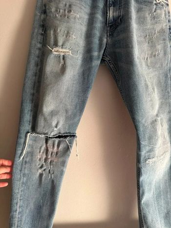 Tommy Jeans 29/32 – Denim bleu clair délavé / usé
