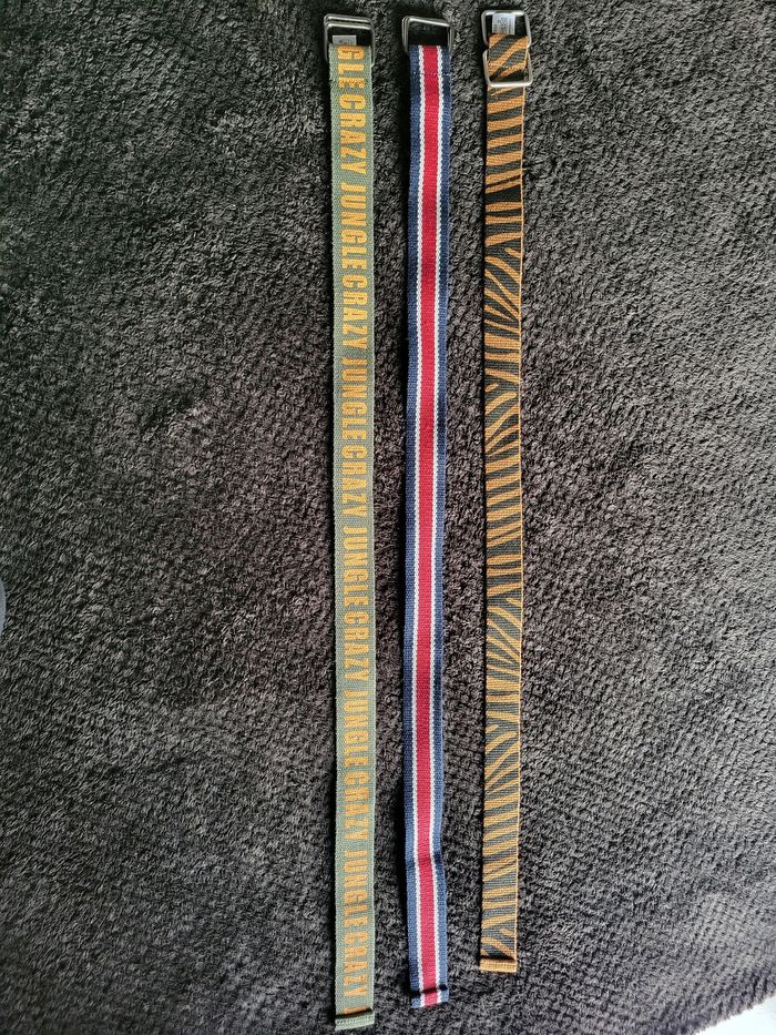 Vends lot de 3 ceintures garçon