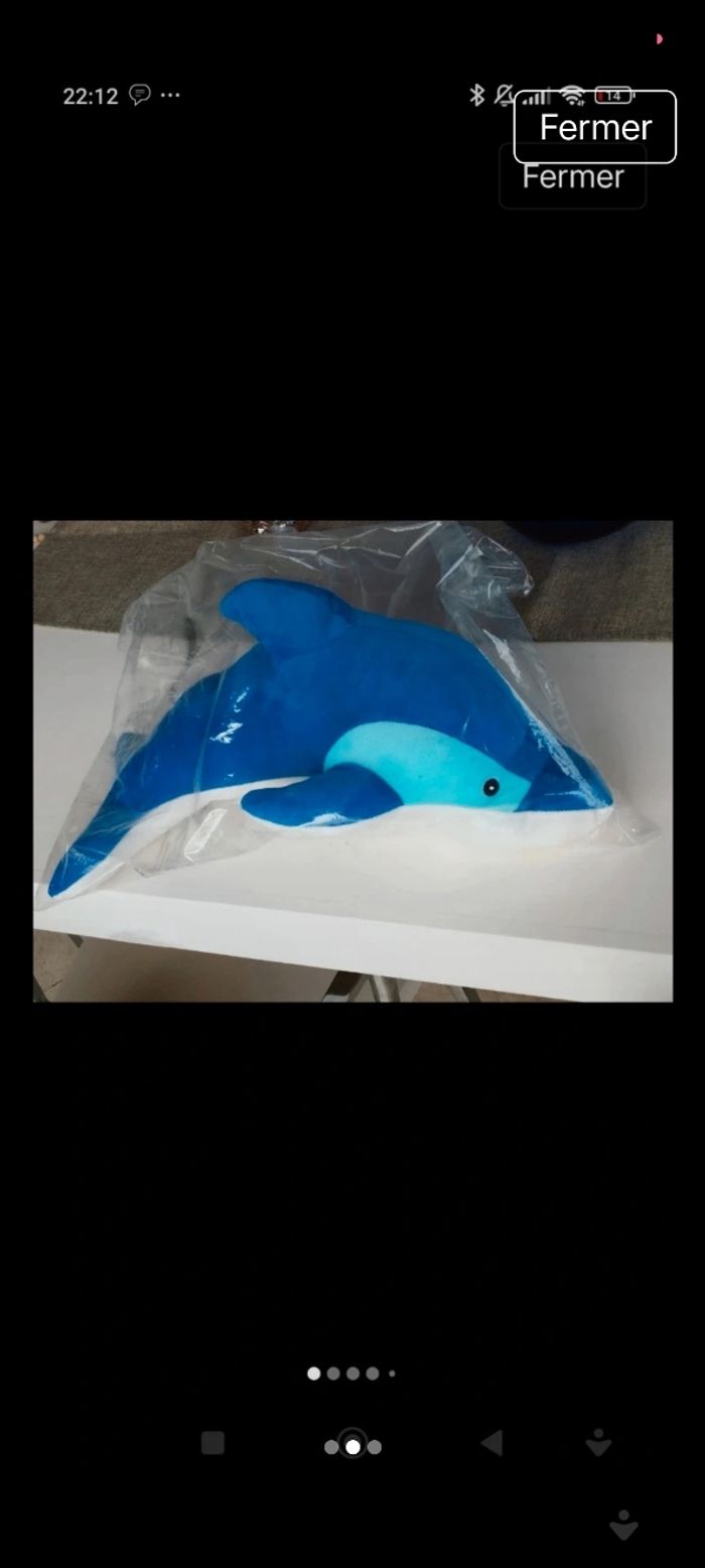 Peluche daufin - photo numéro 2