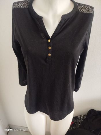 #kytieMfemme. Tunique blouse manches 3/4 retroussable taille 38