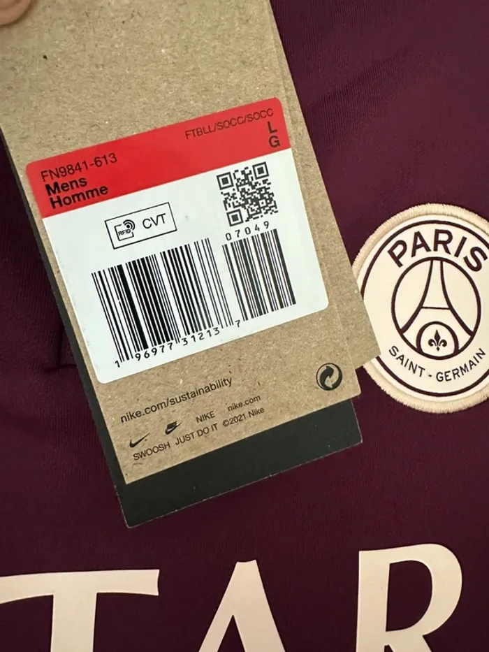 Nike PSG survêtement taille L neuf - photo numéro 4