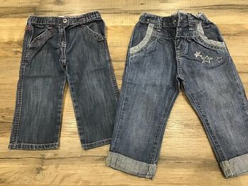 Lot 2 jeans 12 mois alphabet
